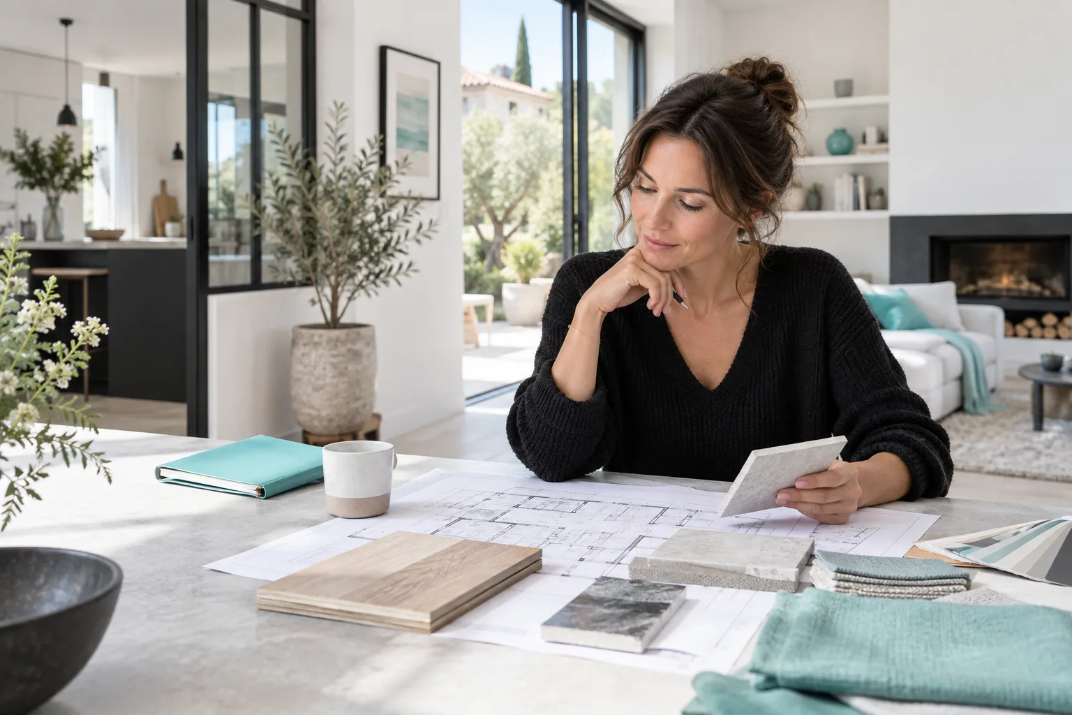 Une personne prépare sereinement un projet de rénovation